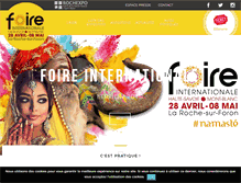Tablet Screenshot of foire-internationale74.com
